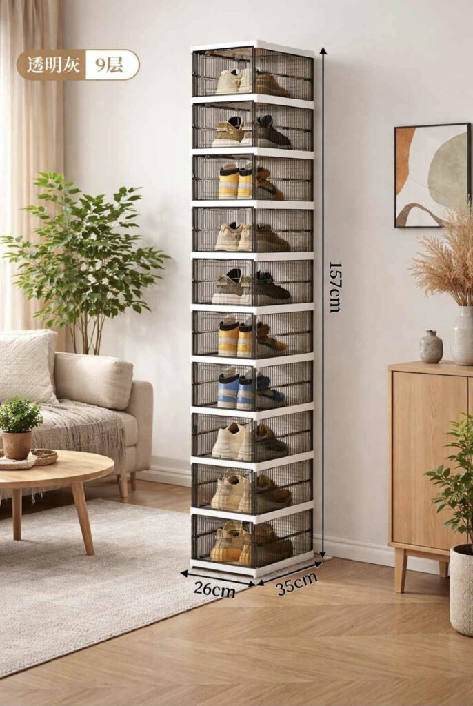 Zapatera Plegable de 9 pares