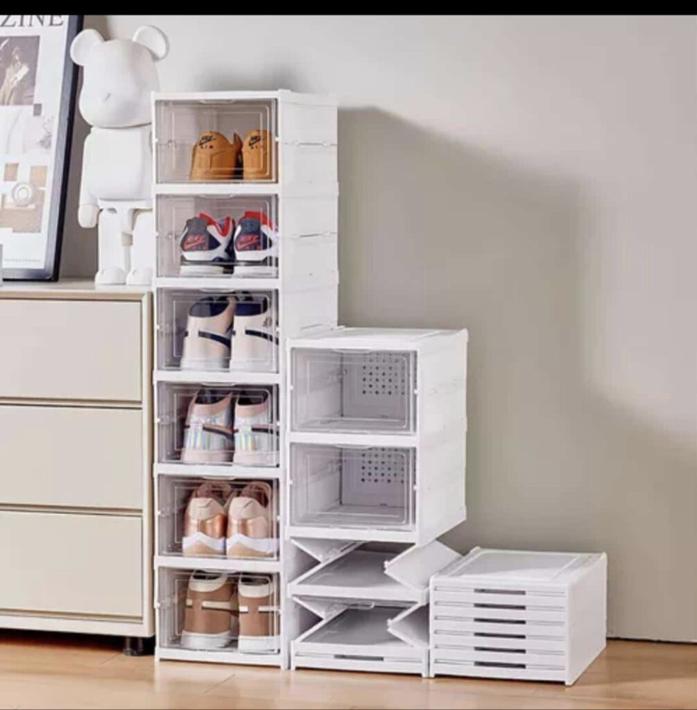 Zapatera plegable de 6 Niveles