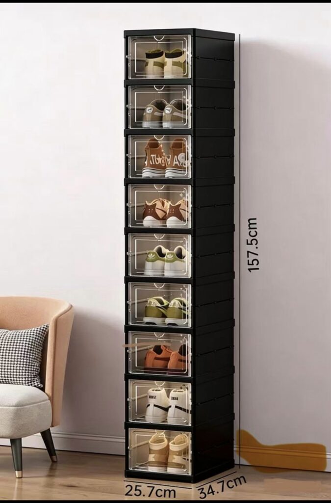Zapatera plegable de 9 Pares