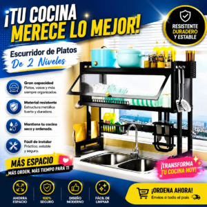 Escurridor de acero inoxidable