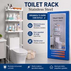 Estante de baño de Acero